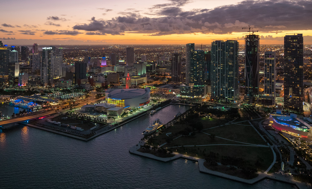 American Airlines Arena in Miami, USA Editorial Photography